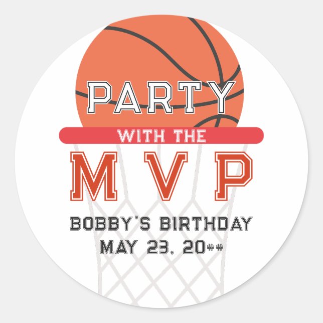 Adesivo Tema do Jumpman de Basquete Esportivo Qualquer Ani (Frente)