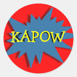 Adesivo Tema do Partido Super Herói Vermelho Azul