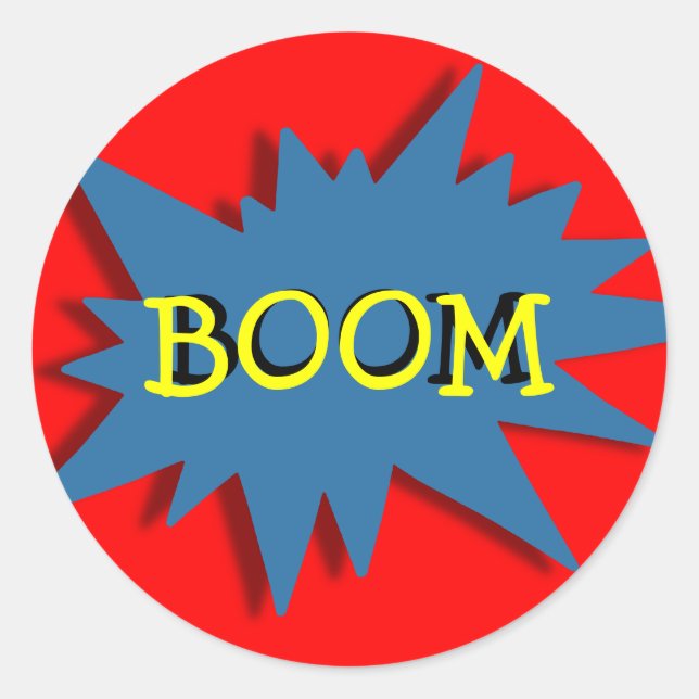 Adesivo Tema do Partido Super-Herói Vermelho Azul (Frente)