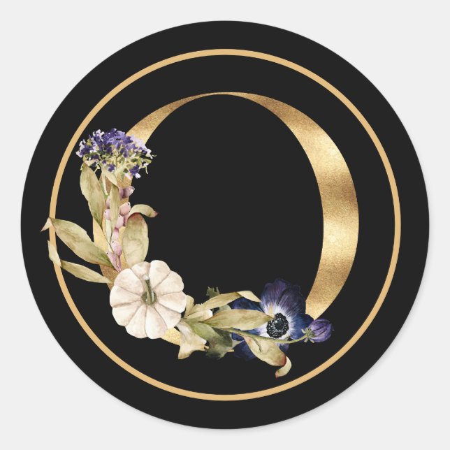 ADESIVO TEMA DOURADO MONOGRAMA DE QUEDA O COM BOMBAS (Frente)