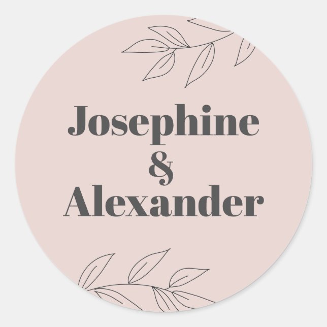 Adesivo Tema moderno mínimo (Frente)