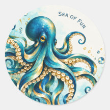 Tema Oceano | Polvo | Mar de Diversão | Favor de F