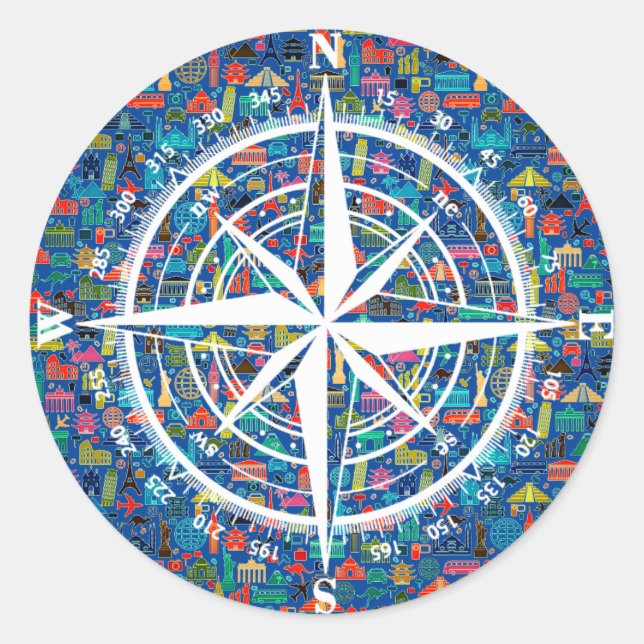 Adesivo tema Viagem (Frente)