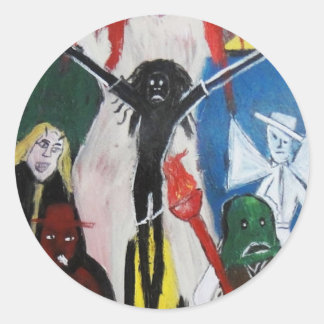 ADESIVO TEMOR COMO JESUS DE CABELO VERMELHO