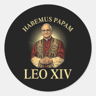 Adesivo Temos O Vaticano Pope_ Habemus Papam 2025 Leo Xiv