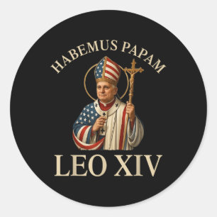 Adesivo Temos O Vaticano Pope_ Habemus Papam 2025 Leo Xiv