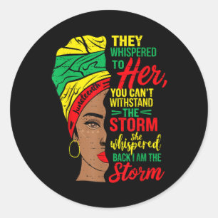 Adesivo Tempestade Black Women Junetet 1865 Freedom Africa