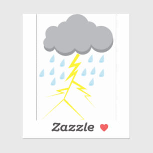 Adesivo Tempestade e raios