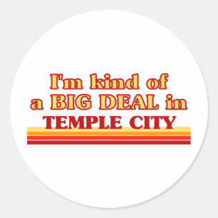 Adesivo TEMPLE CITYa Eu sou uma espécie de grande acordo