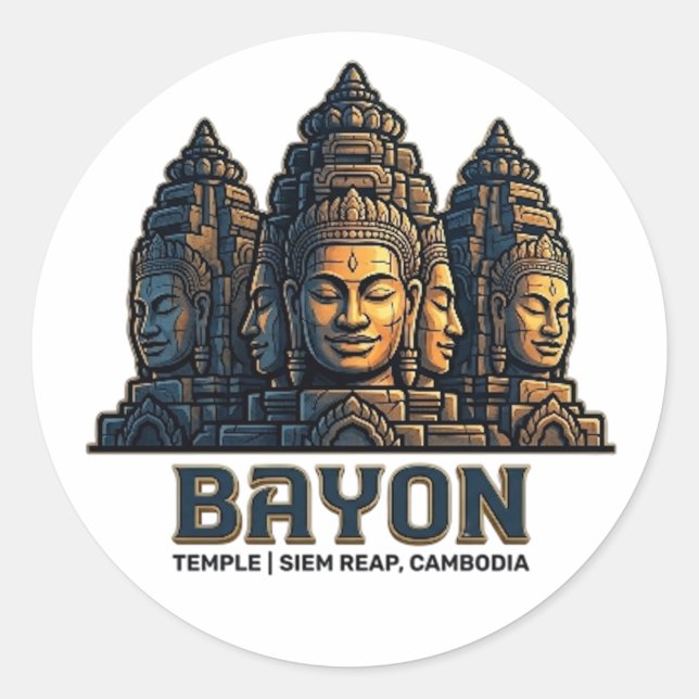 ADESIVO TEMPLO DE BAYON (Frente)