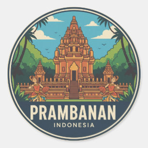 Adesivo Templo de Prambanan Indonésia UNESCO