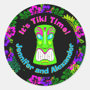 Adesivo Tempo de Tiki do chá dos casais