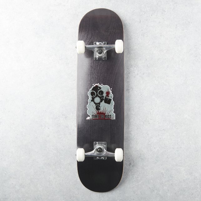 Adesivo Tempo de Tumulto (Skate)
