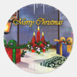 Adesivo Tempo do Yule Reflexões de arte de Natal PROFESSOR