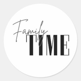 Adesivo Tempo em família