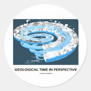 Adesivo Tempo Geological na perspectiva (idade Geological)