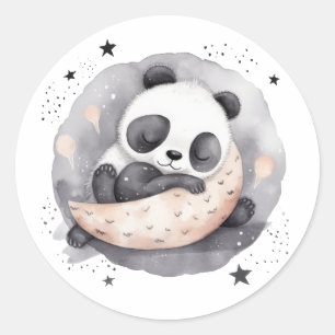 Adesivo Tempo Nap Aquarela Bebê Bebê Urso