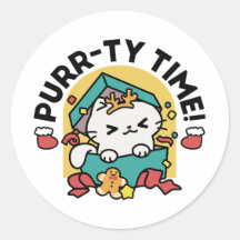 Tempo Puro! - Design de Natal para Gatos Festivos