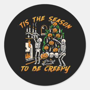Adesivo Temporada Assustadora de Halloween A Temporada par