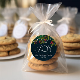 Adesivo Temporada de Alegria Natal Personalizado