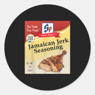 Adesivo Temporada de Condimento de Jerk Jamaicano Companhi