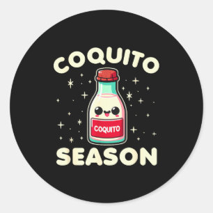 Adesivo Temporada de Coquito - Coquito de Natal Porto-Riqu