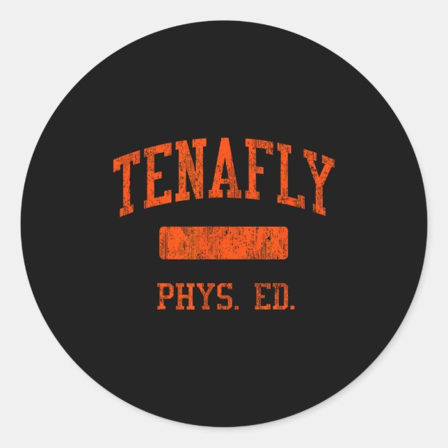 Adesivo Tenafly High School Hs Tenafly Nj Phys Ed  (Frente)