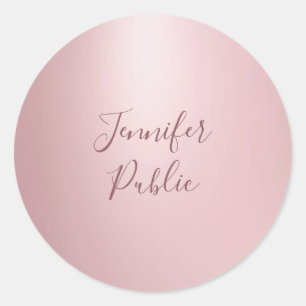 Adesivo Tendência Moderna e Elegante do Rosa Dourado da Ca