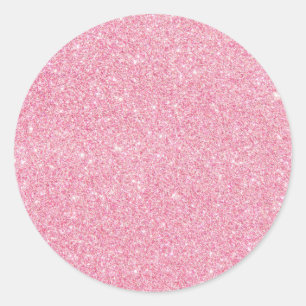 Adesivo Tendência Personalizada de Glitter Rosa Negra