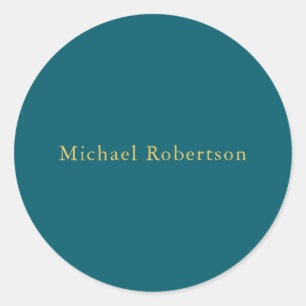 Adesivo Tendência profissional de cores Douradas e lacrimo