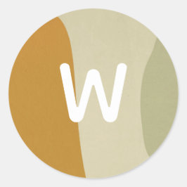 Adesivo Tendy Modern Abstrato Monograma Simples