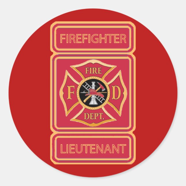 Adesivo Tenente Bombeiro (Frente)