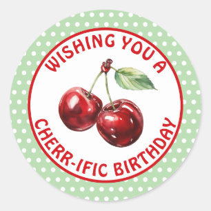 Adesivo Tenha um aniversário específico de Cherr Cute Ch