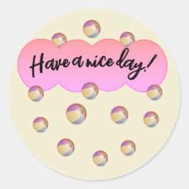 Adesivo Tenha um belo dia, Stickers