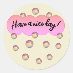 Adesivo Tenha um belo dia, Stickers