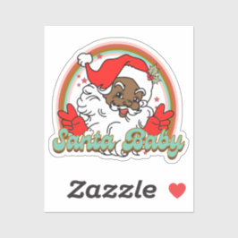 Adesivo Tenha Um Melanino Natal Negro Papai Noel