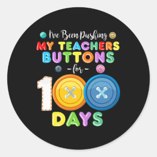 Adesivo Tenho empurrado meus professores 100 dias de
