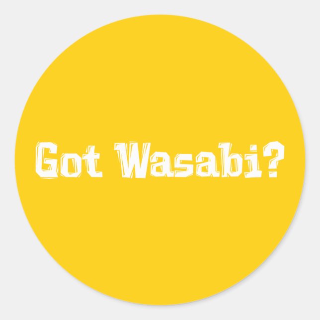 Adesivo Tenho presentes de Wasabi (Frente)