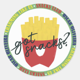 Adesivo Tenho Snacks - AC