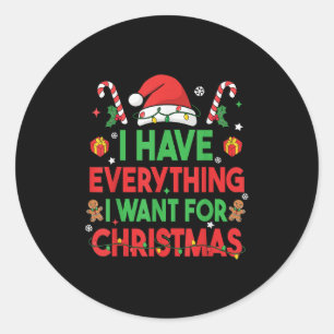 Adesivo Tenho tudo que quero no Natal, sou eu