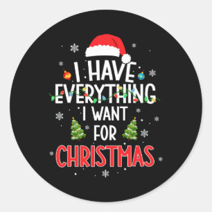 Adesivo Tenho tudo que quero no Natal, sou eu