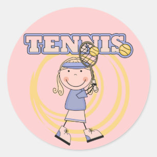 Adesivo TÊNIS - camiseta e presentes louros da menina
