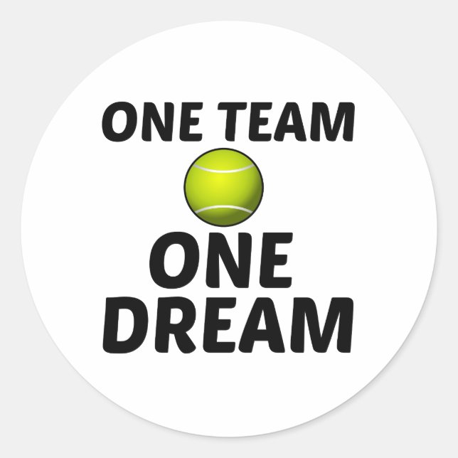 ADESIVO TÊNIS ONE TEAM ONE DREAM FUN (Frente)