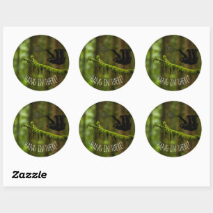 Adesivo Tênis Sloth Rainforest Stickers