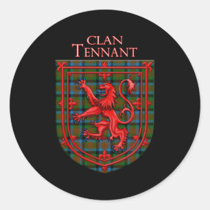 Adesivo Tennant Tan Scottish Xadrez Lion Rampant