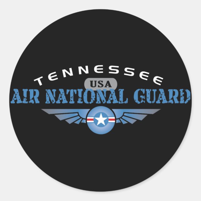 Adesivo Tennessee Air National Guarda (Frente)