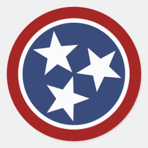 Adesivo Tennessee Flag Emblem