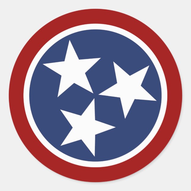 Adesivo Tennessee Flag Emblem (Frente)