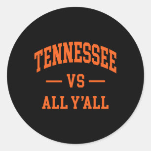 Adesivo Tennessee Vs All Y'All Throwback