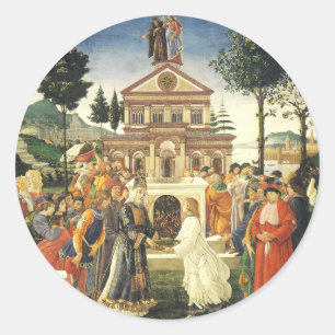 Adesivo Tentações de Cristo por Sandro Botticelli
